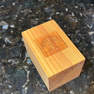 Wooden tree of life candle holder!